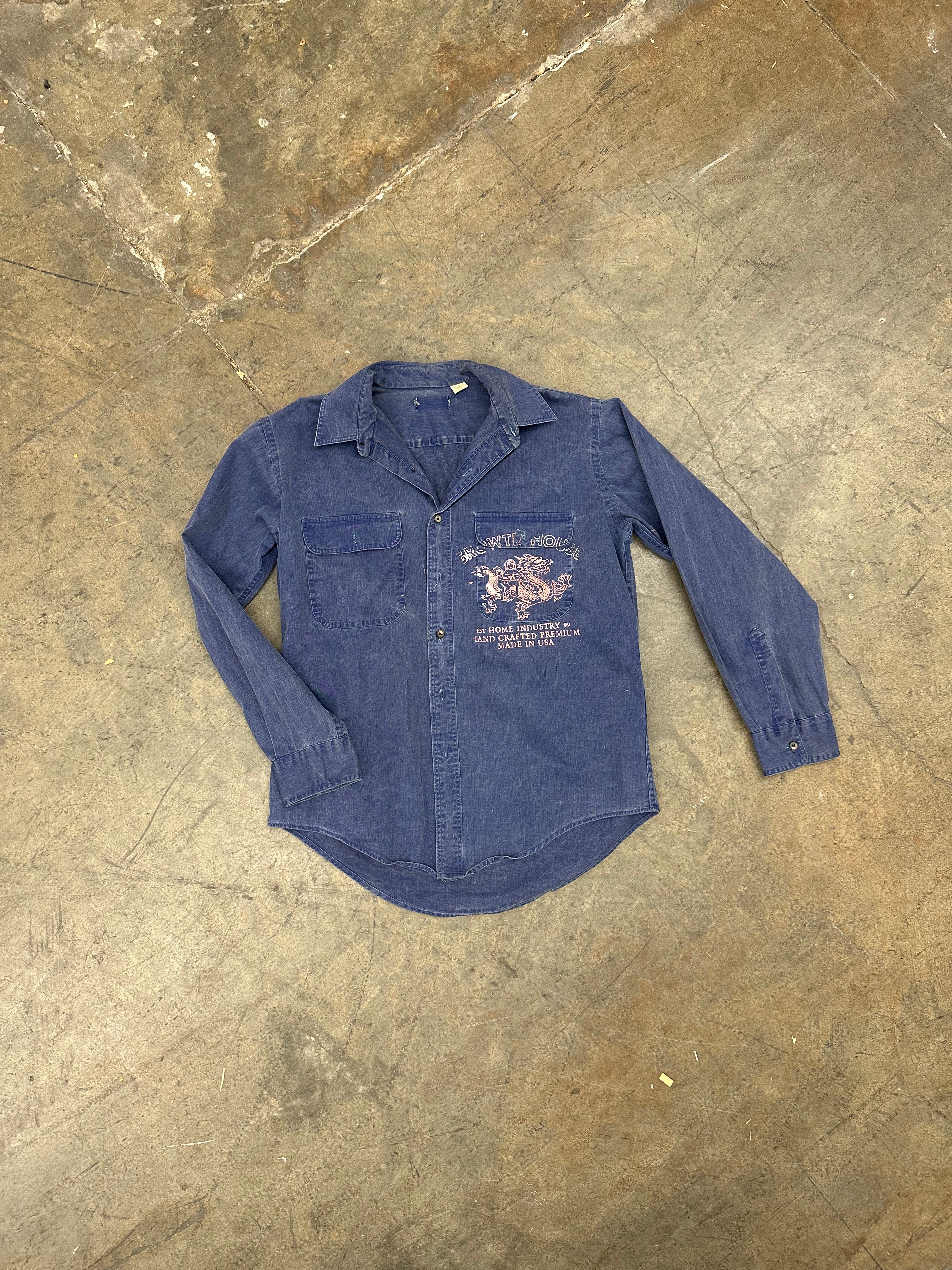 KNUCKLE BUSTER | LONG SLEEVE WORK SHIRT (L)